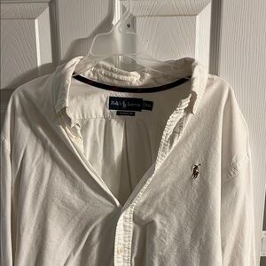 Polo by Ralph Lauren White Casual Button Down Shirt